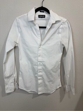 EXPRESS 1MX Men’s White Button Up XS